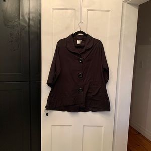 Black Cotton Jacket XL